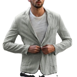 Vendita calda ultima linea <span class=keywords><strong>uomo</strong></span> qualità giacca giacca giacca sottile Casual - Product Image 3