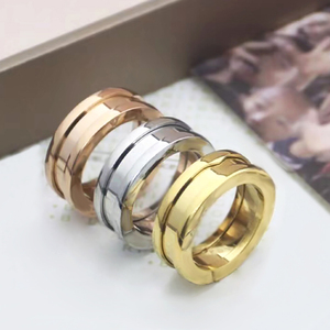 <span class=keywords><strong>Anello</strong></span> di Lusso da Donna con Design Cilindrico e Fascia Sottile, Gioiello di Marca alla Moda, Idea Regalo - Product Image 6