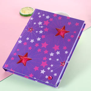 Toptan özelleştirilmiş Oem <span class=keywords><strong>Mini</strong></span> Glow günlüğü çocuklar okul DIY taşınabilir Led ışık up kağıt defter - Product Image 6