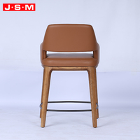 Tabouret de bar moderne de luxe en bois massif, chaises hautes pour café, cuisine, maison ou restaurant