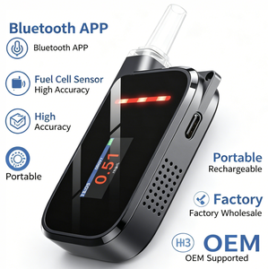 <span class=keywords><strong>Alcootest</strong></span> portable numérique MR Black-H3 avec embout buccal, nouvelle génération d'éthylotest - Product Image 1