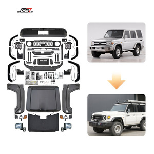 ชุดแต่ง GBT LC 70 76 Facelift สำหรับกันชนหน้า ไฟหน้า บังโคลน อัพเกรดชุดแต่งรอบคัน สำหรับรถยนต์โตโยต้าแลนด์ครุยเซอร์ 70 ปี 2002-2022 เป็นรุ่น Fj76 - Product Image 1