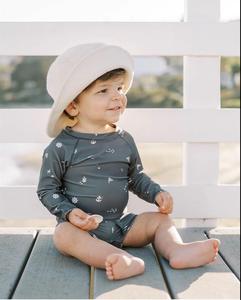 ملابس سباحة جديدة للأطفال لعام 2026، بدلة سباحة منفصلة بأكمام طويلة مطبوعة، مريحة وسريعة الجفاف وواقية من الشمس، ملابس شاطئ للأطفال - Product Image 2