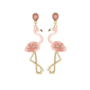 Boucles d'oreilles pendantes en diamant en forme <span class=keywords><strong>de</strong></span> papillon en alliage plaqué or à la mode pour femmes - Product Image 6