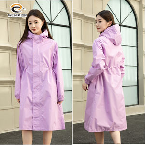 Impermeable Cortavientos de Fibra de Poliéster para Mujer Adulta, para Motocicleta/Electromóvil, Ciclismo, Senderismo, Viajes, Protección Completa del Cuerpo - Product Image 4