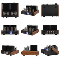 Mable Audio AV-2030 Ev Tipi Metal Gerçek Tüp Stereo Hi-Fi 2.0 Kanal USB Amplifikatör Optik/Koaksiyel Girişli