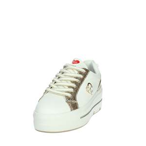 Zapatillas Deportivas para Mujer Braccialini BA139 Blancas con Plataforma Gruesa Dorada - Product Image 6