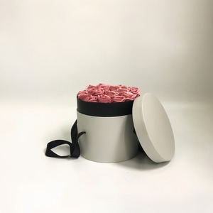 Caja de regalo circular de un solo tubo, caja de regalo para flores frescas, se puede personalizar según las necesidades. - Product Image 2