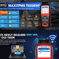 Herramienta de Programación de Sensores TPMS para Automóviles Autel MaxiTPMS TS508WF, Sensores MX de 315 y 433 MHz, Herramienta de Diagnóstico para Reaprender y Activar Todos los Sensores