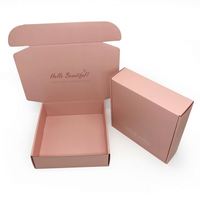 Logo personnalisé, cils, lèvres, brillant, presse sur l'ongle, emballage en papier cadeau, boîte d'emballage en carton ondulé