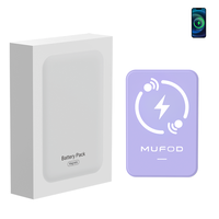 Batterie externe magnétique personnalisée 5000/10000 mAh 3C, certifiée CCC, pour iPhone