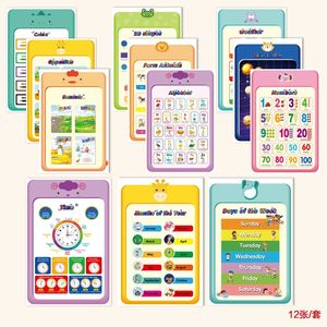 Ensemble d'affiches de dessins animés pour l'apprentissage de l'anglais, pour le développement cognitif précoce, décoration murale éducative - Product Image 3