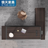 XTLBZ-021 Bureau de direction extensible en bois moderne de luxe Xitian pour bureau de PDG