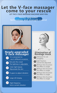 Hot Sale <span class=keywords><strong>Vface</strong></span> Shaping Gesichts gürtel und Slimming Vibration Massage Doppel kinnent ferner Exerciser Face v Line Face Lifting Device - Product Image 4