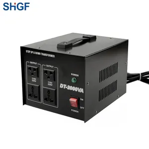 ac Step up down voltage converter 2000W Heavy duty transformer voltage converter for continuous use