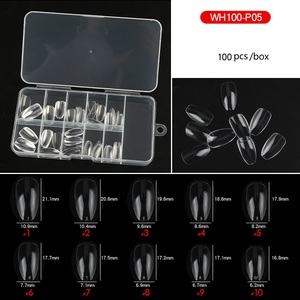 <span class=keywords><strong>Uñas</strong></span> Postizas Curvas de Cobertura Completa de Marca Privada, <span class=keywords><strong>Uñas</strong></span> Artificiales de Gel X, <span class=keywords><strong>Uñas</strong></span> de Gel Suave, 100 Piezas/caja - Product Image 6