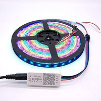 Mini contrôleur bluetooth 5-24V WS2811 WS2812B SK6812RGB SP110E, 1024 Pixels, contrôle via application iOS/Android