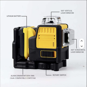 Nivel Electrónico Industrial Inalámbrico Profesional Multiherramienta para Construcción, Rotatorio 360 Grados, Verde, Precisión de 0.2mm/10m - Product Image 4