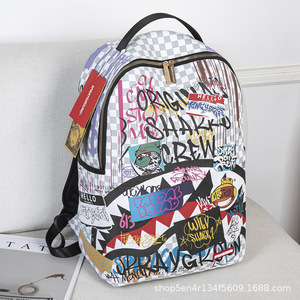 Nouveau <span class=keywords><strong>Sac</strong></span> à <span class=keywords><strong>Dos</strong></span> Créatif et Amusant en Forme de Requin, Tendance, pour Escalade en Plein Air, Luminescent dans l'Obscurité, pour Randonnée SUPERME - Product Image 3