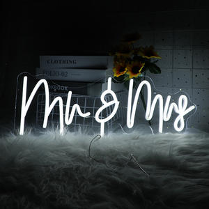 Individuelles Neon-LED-Schild aus transparentem Acryl für Werbung, Hochzeitsfeiern, Dekoration in Einkaufszentren oder Schulen - Product Image 4