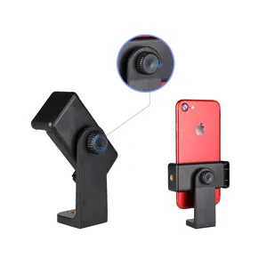 Kasin evrensel telefon montaj adaptörü cep telefonu makası tutucu dikey 360 tripod standı iPhone X 7 8 artı Samsung için S8 s7