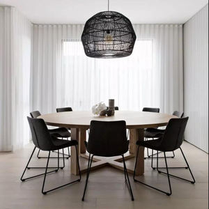 Tenda Moderna in Poliestere con Onde, Inerentemente Ignifuga, Motorizzata Lutron, Oscurante e Trasparente per Soggiorno - Product Image 4