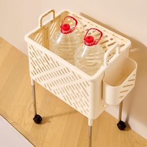Cesto para Ropa Sucia sin Necesidad de Doblar, Cesto para Ropa y Juguetes, Plástico PP Multifuncional, Cestas de Almacenamiento con Ruedas y Asas - Product Image 5
