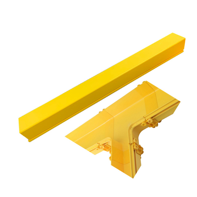 Light Weight PVC ABS Runway System Channel Fire Resistant Optical Fiber Cable Duct Tray