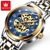 Montre pour homme OLEVS 9901, marque de luxe, nouveau modèle, montre mécanique automatique, plus de réduction, vente chaude, montre pour homme