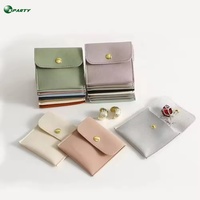 Pochettes Cadeaux Mini Luxe en Cuir PU Imprimées avec Logo Personnalisé, Durables et Tendance, avec Doublure en Velours pour Présentation et Emballage de Bijoux