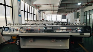 Mô Hình Mới 80 Inch 2 Hệ Thống Dày Đo Vi Tính Phẳng Máy Dệt Kim - Product Image 2