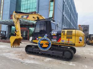 Grande qualité d'origine CAT 320d2 320d 329D2L 329DL pelleteuse hydraulique sur chenilles d'occasion Caterpillar avec marteau à vendre - Product Image 2