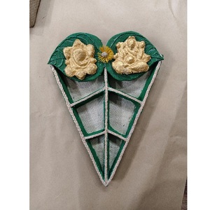 Ramos de Flores Decorativos de Yute Hechos a Mano con Tela de Yute Teñida, Arreglo Floral Ecológico, Perfecto para Decoración del Hogar - Product Image 4