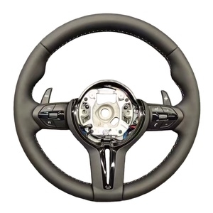 Disponibile Volante in Pelle Rotondo Nuovo di Fabbrica per <span class=keywords><strong>BMW</strong></span> M3 M4 F80 F82 E90 E91 E60 X5 F15 X6 F16 F10 F30 F32 F36 F60 - Product Image 6