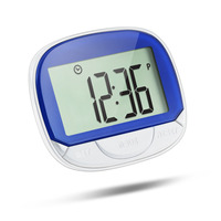 Compteur de pas numérique multifonctionnel à grand écran électronique 2D, précis, suivi des calories, mini podomètre étanche avec CE ROHS
