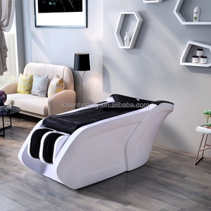 Kisen Nouveau Modèle Amélioré Lit de Lavage Capillaire Électrique de Luxe avec Massage Robotisé pour Salons de Coiffure et Centres de Bien-être - Product Image 1