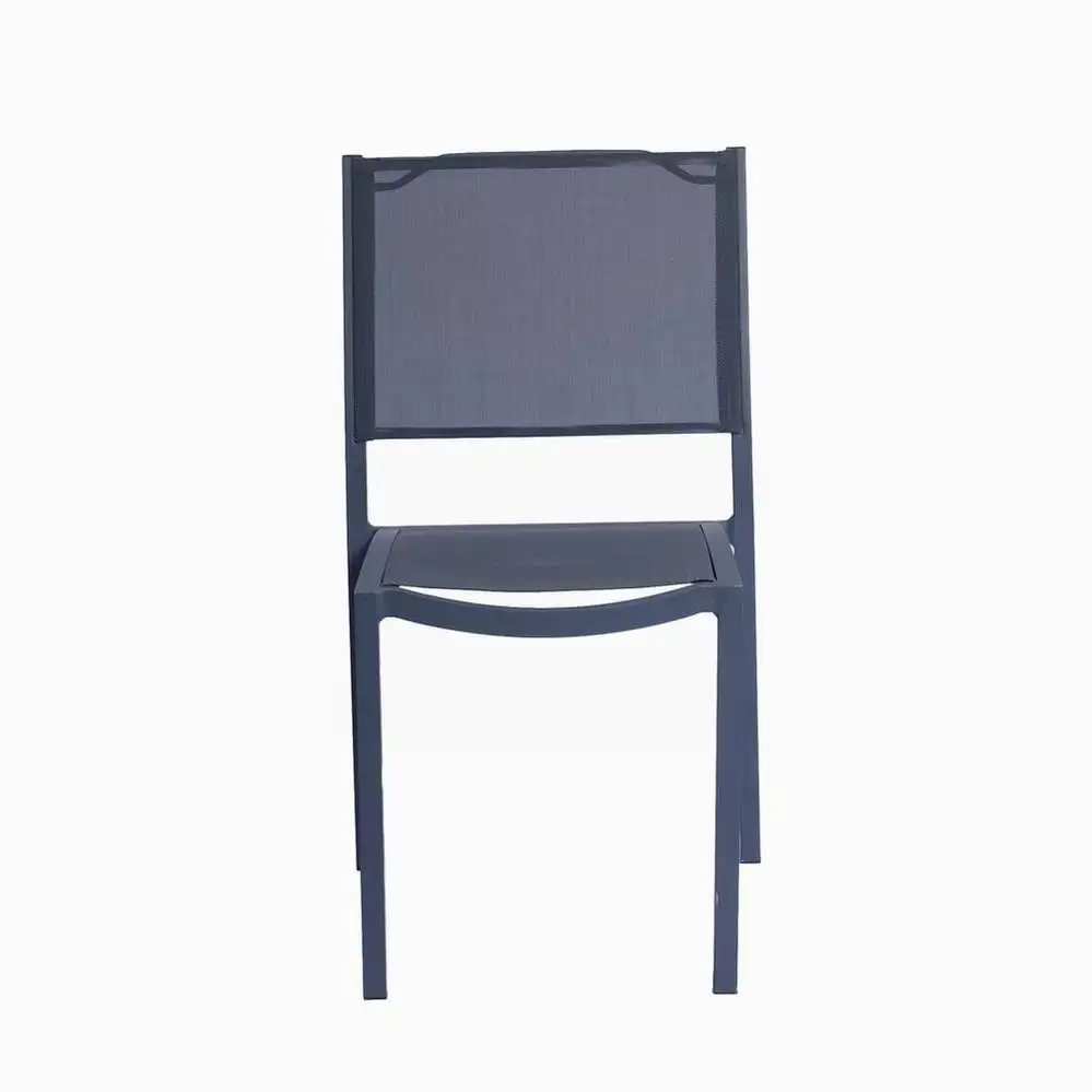 Chair Mesh Industrial Cast Aluminum Garden Chair Indoor Outdoor Stack Dinning Garden Chair for Restaurant