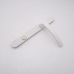 Pegangan kunci pintu sidik jari putih Aloi aluminium tahan lama pemisah jarak lubang 90mm langsung dari pabrik untuk pintu geser - Product Image 3