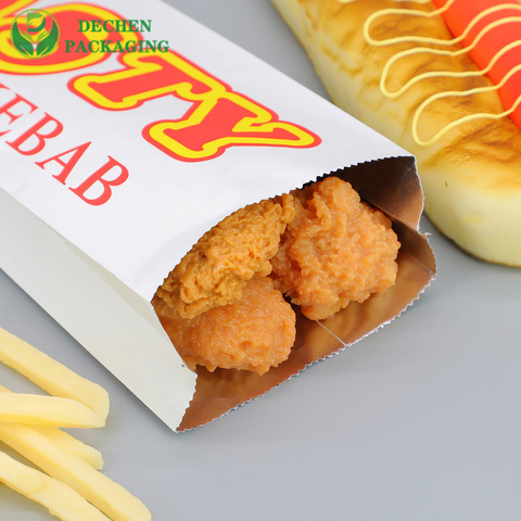 Affordable Wholesale Foil Bags For Food Kebab Bags Plain &amp; Printed