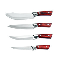 Couteau à désosser style TikTok ; Lame en acier 4C13 de 185 mm, exceptionnellement tranchante pour boucherie, découpe de viande et portionnement en abattoir