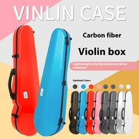 Étui de violon personnalisé Irin 4/4 ultra léger en fibre de carbone, fermeture éclair étanche, double sangle d'épaule, sac à dos souple