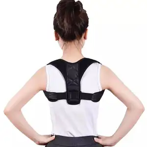 Adjustable upper back support correction belt posture corrector for women men