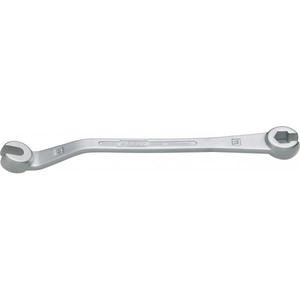 HAZET - 612N-11X13 Clé à douille double style courbé à profil 6 points renforcé-CLÉS À ANNEAU EAN 4000896025435 - Product Image 1