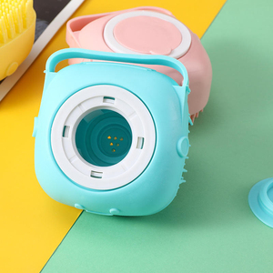 Nuova Spazzola da Doccia per Animali Domestici in <span class=keywords><strong>Silicone</strong></span> con Dispenser di Shampoo, Spazzola da Bagno Massaggiante per Cani e Gatti con Dispenser di Sapone - Product Image 2
