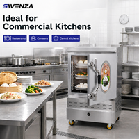 Cuiseur à riz commercial à gaz certifié CE, 6 plateaux, en acier inoxydable SUS 304, armoire de cuisson vapeur au GPL pour la restauration