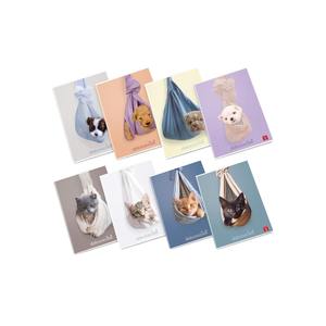 PIGNA - สมุดโน้ตขนาดใหญ่ลายลูกสุนัขแสนน่ารัก 42 แผ่น A4 ลายสี่เหลี่ยมขนาดใหญ่ - Product Image 1