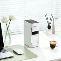 Mini machine à café entièrement automatique, machine à expresso professionnelle, machine à expresso intelligente avec une grande batterie de 15600 mAh