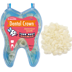 Crazylife 50 pièces/boîte Kit <span class=keywords><strong>de</strong></span> couronnes dentaires temporaires, pour dents antérieures, molaires avant et postérieures, facettes dentaires, outils <span class=keywords><strong>de</strong></span> blanchiment dentaire - Product Image 3