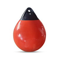 Bouée gonflable en vinyle rouge 21x28 cm avec valve à vis