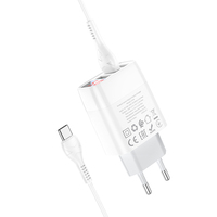 Chargeur numérique HOCO C93A Easy Charge à 3 ports USB avec affichage numérique (UE)